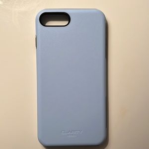 Periwinkle and Gray iPhone 8 Plus phone case